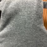 J.Crew grey turtleneck 100% cashmere pullover turtleneck split hem sweater larg Photo 5