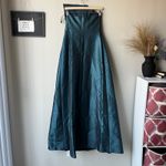 NEW Alexander by Daymor Evening Gown Blue Strapless Maxi Formal Dress‎ Size 6 Photo 6