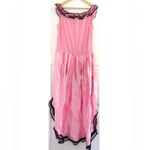 Western Burlesque Brothel Babe Saloon Girl Halloween Costume Pink NEW Large Photo 2