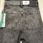 H&M Women’s  Black Washed Mom Jeans Ultra High Waist Loose Fit Size 0 NWT #1921 Photo 5