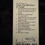 Lululemon Black Track That MR Short 5" lined Photo 4