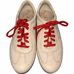 Cole Haan  Cream Leather Lace Up Sneakers Shoes size 7 Photo 0