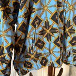 Vintage 90s Equestrian Horse Print Blue Swishy Track Jacket Size undefined Photo 4