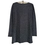 Reformation  Dress M Riley Fit & Flare Long Sleeve‎ Metallic Dress Sparkly LBD Photo 5