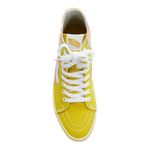Vans Floral Yellow and Orange Sneakers UNISEX MEN 5.5 WOMEN 7 Photo 4