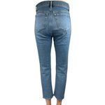 Ann Taylor LOFT Blue High Waist Straight Skinny Crop Denim Jeans Pants Size 26 Photo 2