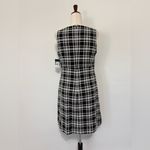 Andrew Marc NWT  Sleeveless Plaid Crewneck Front Pocket Dress Sz 10 Photo 2