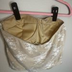 Timing Cream and White Lace Crop Top Photo 3