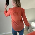 Sanctuary : Orange Quilted Blouse Long Sleeve Photo 1