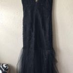 Monique Lhuillier Monique Lhullier Lusting Over You Black Gown Photo 7