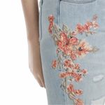 White House | Black Market NEW Distressed Floral Embroidered Girlfriend Jeans 14 Photo 1