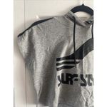 Surf Style‎ Women's Medium Gray Crop Pullover Hoodie Lightweight Surf Streetwear Photo 1