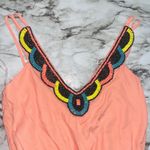 Charlotte Russe  | Beaded Strappy Romper | Pink | Womens | S Photo 1