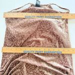 New York & Co. VTG Y2K Animal Print Cowl Neck Strappy Velvet Party Top Sz M Photo 6