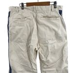 Esby Twill Pant Size 34 Blue Embroidered Side Cotton Photo 4