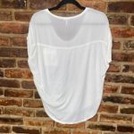 Splendid Slub Knit Jersey Short Sleeve Pocket High Top Blouse Top Size Small Photo 6