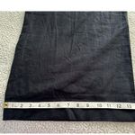 Madewell Womens Wide Leg Linen Blend Cargo Pants in True Black Size 6 Photo 11