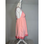 Victoria's Secret Women's  Pink Chemise Slip L Gown Babydoll Photo 1