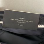 Banana Republic NWT Avery Pants Striped Navy Blue Mid Rise Ankle Length Size 8 Photo 11