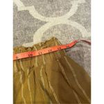 Urban Outfitters  Josie linen blend pull on shorts size medium mustard yellow Photo 6