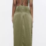 ZARA Dress satin effect corset satin effect midi wedding party coctail Photo 6