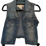 Paris Blues  button down denim vest size medium Photo 0