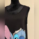 Disney EUC  Parks Black & Blue Stitch Graphic Tank size large Photo 2