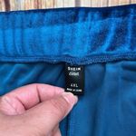 SheIn Curve Womens Pull On Velvet Flare Leg Pants Blue Size 4XL Photo 8