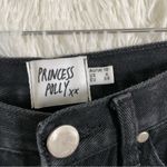 Princess Polly  black high waisted Eddie denim shorts Photo 3