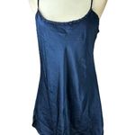 VTG Y2K Elegant Navy Blue Women's mini Slipdress night L Size L Photo 1