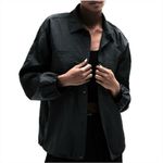 Athleta  | lunar sheen snap button adjustable waist shirt Photo 2