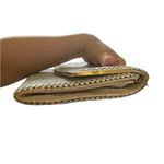vintage Glomesh chain mail Clutch white and gold Photo 8