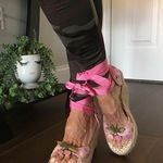 Kensie Kenzie green espadrilles with polka dots in green s 8.5 Photo 0