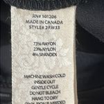 Soft Surroundings  Black Floral Metallic
Twilight Ponte Leggings Photo 5