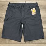 Carhartt  Mid‎ Rise Regular Fit Gray Work Casual Shorts Size 8 Photo 0