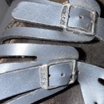 Birkenstock  Granada Silver Metallic Gorpcore Slides Womens 40 EU L10 M8 Photo 9