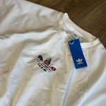 adidas Originals white logo string Tee Dress Photo 9