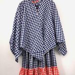 Vintage Handmade Square Dance Outfit Matching Mens Womens Used 3 Piece Red Photo 4