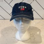 Duke University Blue Devils adjustable denim baseball cap American flag design Photo 0