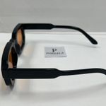 Retro Square Sunglasses With Yellow Lenses / Square Retro Sunglasses Photo 2