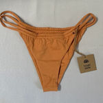 Free People FP Toast Swim Signature Tunnel Bikini Bottoms Sandstone SZ M Photo 0