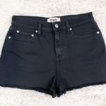 PINK - Victoria's Secret PINK VICTORIA’S SECRET High Rise Black Denim Jean Shorts 4 Photo 0