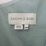 Sachin + Babi  One shoulder Chelsea Gown Ice‎ Blue Size 20W Photo 5