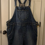Lee  Vintage Modern Denim Shorts Overall Women's Size 2X Blue Photo 0