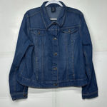 Faded Glory  Women’s Jean Jacket Size XXL Blue Denim Button Front Classic Photo 0