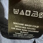 Holding Horses  Anthro Blue Button Down Shirt Long Sleeve Tunic Top Ladies Sz L Photo 5