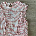 All Saints Hali Areias Mini Dress Pink Ruffled Ruched, Size US 10 Photo 2