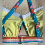 Adore Me  Gisele contour floral blue V-neck two piece bikini, adjustably straps;L Photo 5