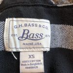 Bass Black And White Plaid Shirt Size XS Photo 6