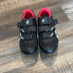 Peloton  Black and Red Cycling Shoes Size 40 Photo 1